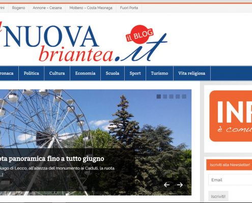 Sito web responsive per La Nuova Briantea